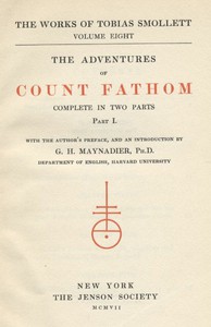 The Adventures of Ferdinand Count Fathom — Complete by T. Smollett