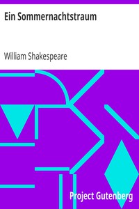 Ein Sommernachtstraum by William Shakespeare