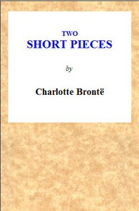 Biographical Notes on the Pseudonymous Bells by Charlotte Brontë