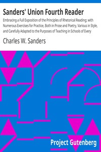 Sanders' Union Fourth Reader by Charles W. Sanders