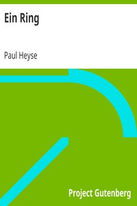 Ein Ring by Paul Heyse