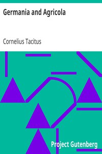 Germania and Agricola by Cornelius Tacitus