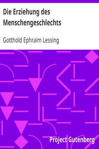 Die Erziehung des Menschengeschlechts by Gotthold Ephraim Lessing