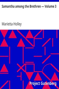 Samantha among the Brethren — Volume 3 by Marietta Holley