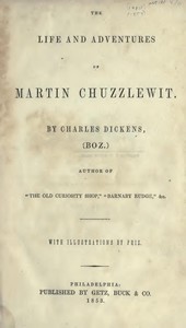 Martin Chuzzlewit by Charles Dickens