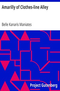 Amarilly of Clothes-line Alley by Belle Kanaris Maniates