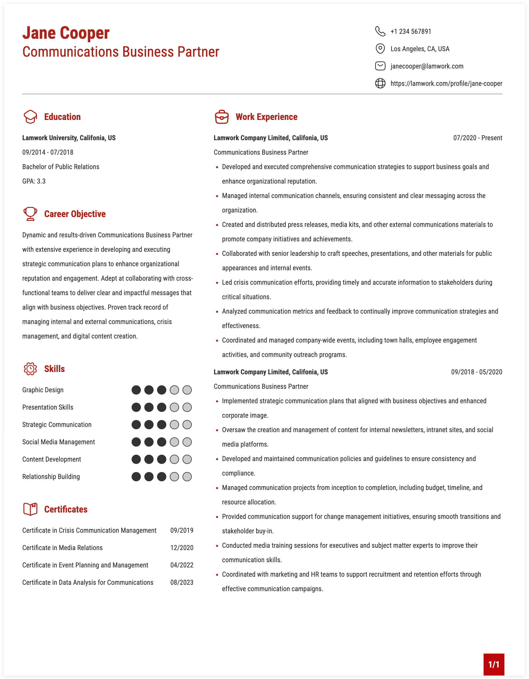 Channel Partner Resume Example Communications Business Partner Resume Example