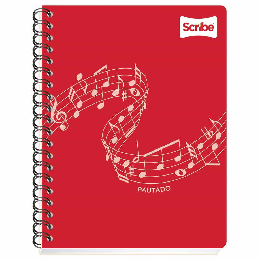 Cuaderno Espiral de 100 Hojas Profesional Pautado Scribe Cuaderno Espiral de 100 Hojas Profesional Pautado Scribe