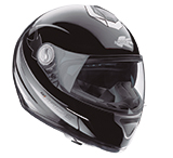 Imagen de la pregunta: Al elegir un casco para conducir una motocicleta, ¿qué debe tener en cuenta?