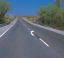 Imagen de la pregunta: Circula por el carril izquierdo; ¿qué le indica la flecha?