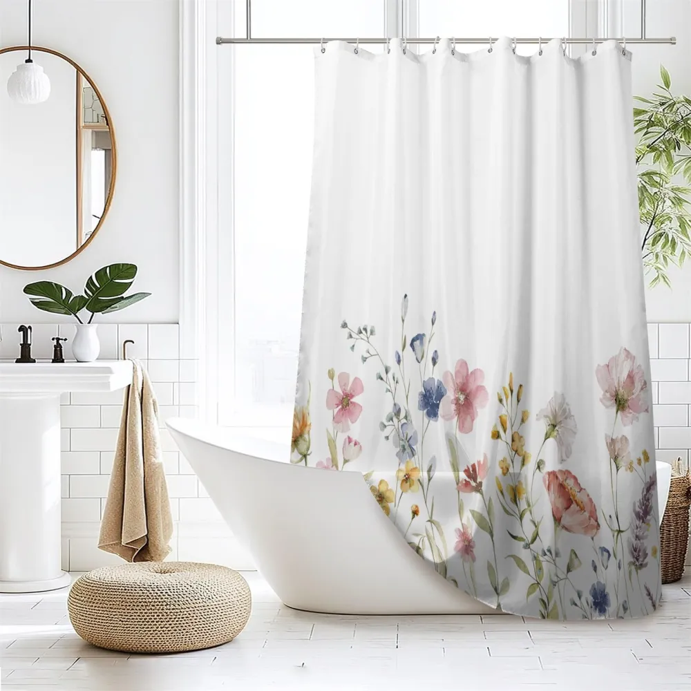 Cortina de Baño Impermeable Estampada