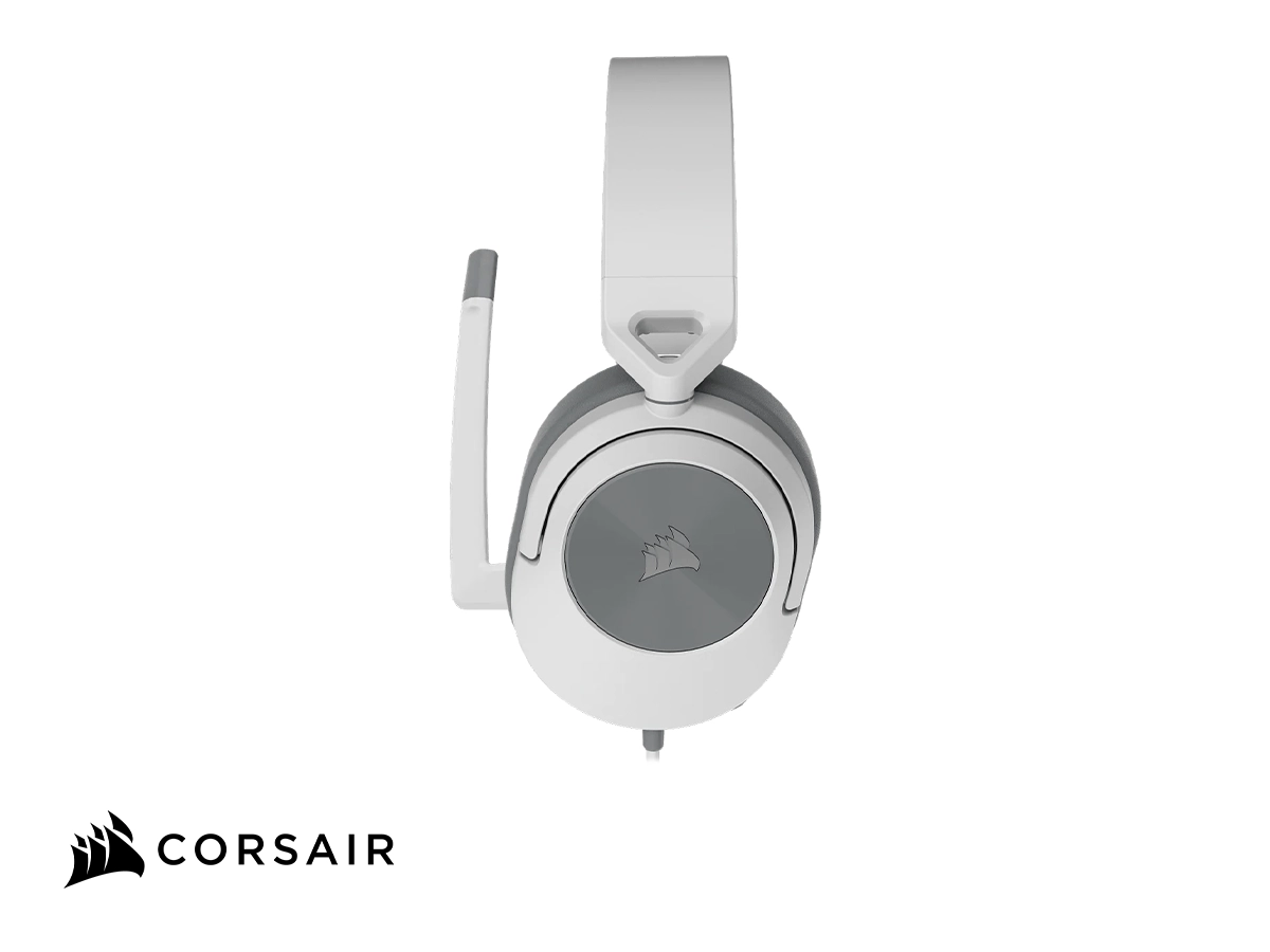 AURICULAR CORSAIR HS55 SURROUND V2 GAMING, 7.1 (CA-9011390-WW) INTERFAZ JACK, MULTIPLATAFORMA, DOLBY ATMOS 7.1, MICROFONO OMNIDIRECCIONAL, WHITE vista 4