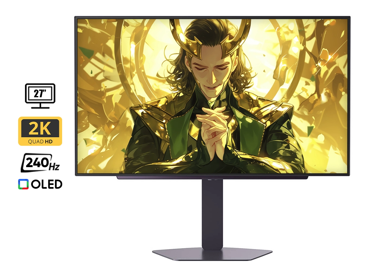 MONITOR LG 27 PULGADAS, 27GX704A, GAMER, ULTRAGEAR OLED, RESOLUCION 2560X1440, 240HZ, 0.03MS, HDR10 (27GX704A) vista 2