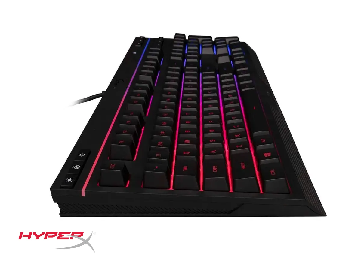 TECLADO HYPERX GAMING MEMBRANA ALLOY CORE RGB (4P4F5AI#AC8) vista 3