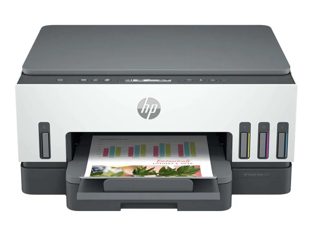 IMPRESORA HP MULTIFUNCIONAL SMART TANK 720, C/ TANQUE COPIA MPRIME SCANNER WIFI (6UU46A#AKY) vista 2