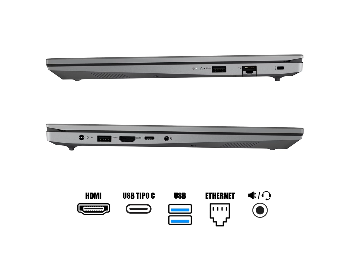 LAPTOP LENOVO RYZEN 3 7320U V15 G4 (82YU017LLM) PANTALLA 15.6 FHD TN, RAM 8GB, SSD 512GB, FREEDOS vista 3