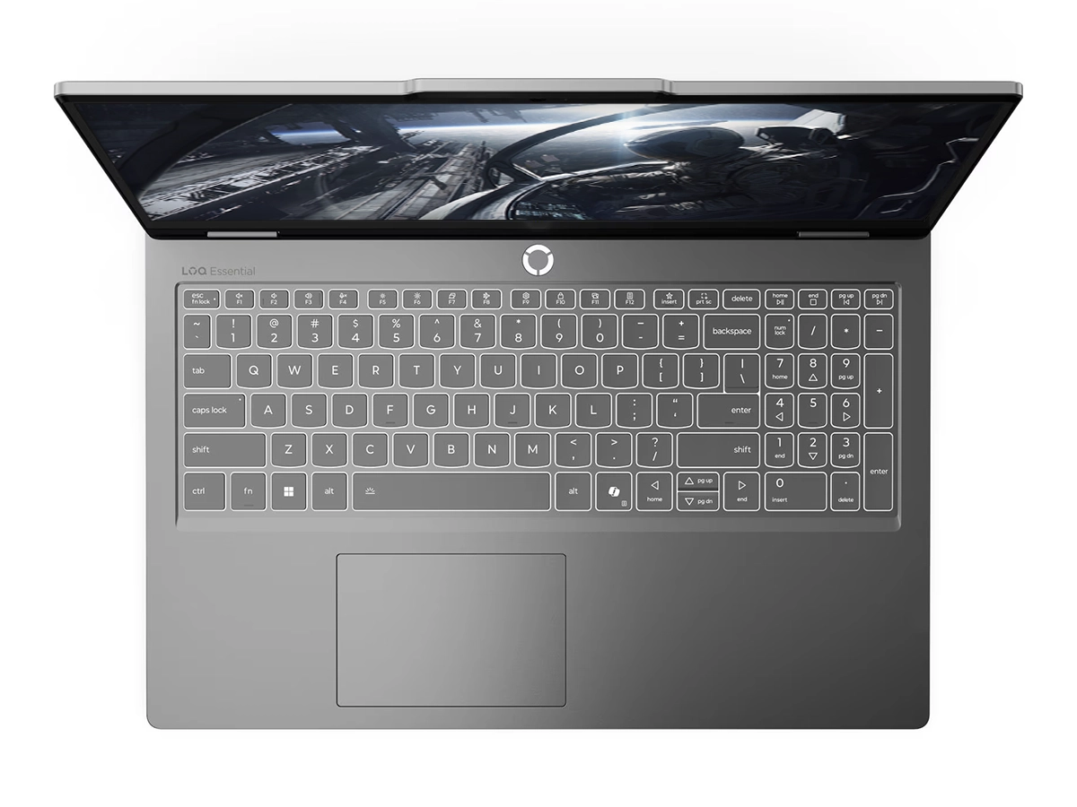 LAPTOP LENOVO CORE I7-13650HX LOQ ESSENTIAL 15IRX11 (83SC007RUS) RAM 16GB, SSD 512GB, RTX 5060 8GB, PANTALLA 15.6 FHD 144HZ IPS, WIN11, LUNA GREY vista 4