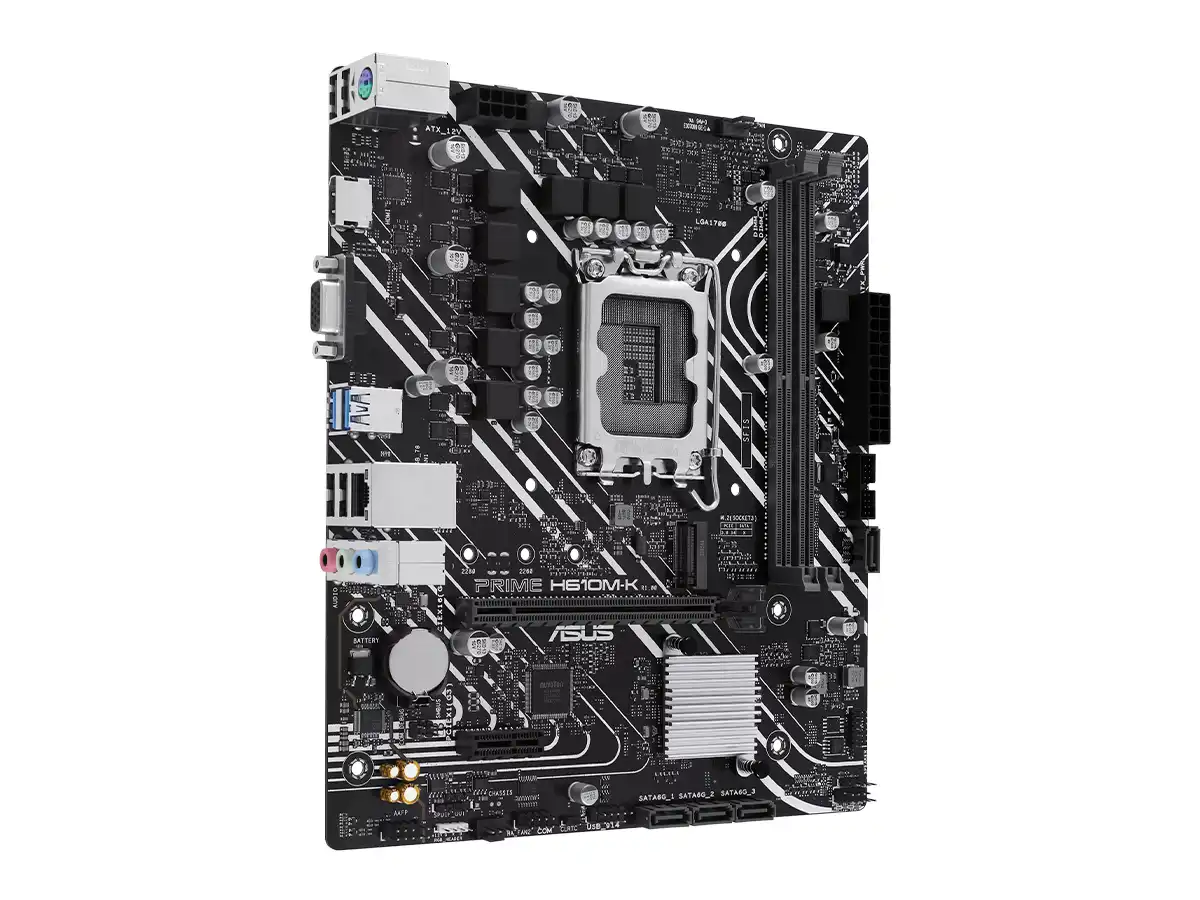 PLACA MADRE ASUS PRIME H610M-K (90H610M-K ) SOCKET LGA 1700, RAM DDR5 , 14VA, 13VA, 12VA GEN vista 4