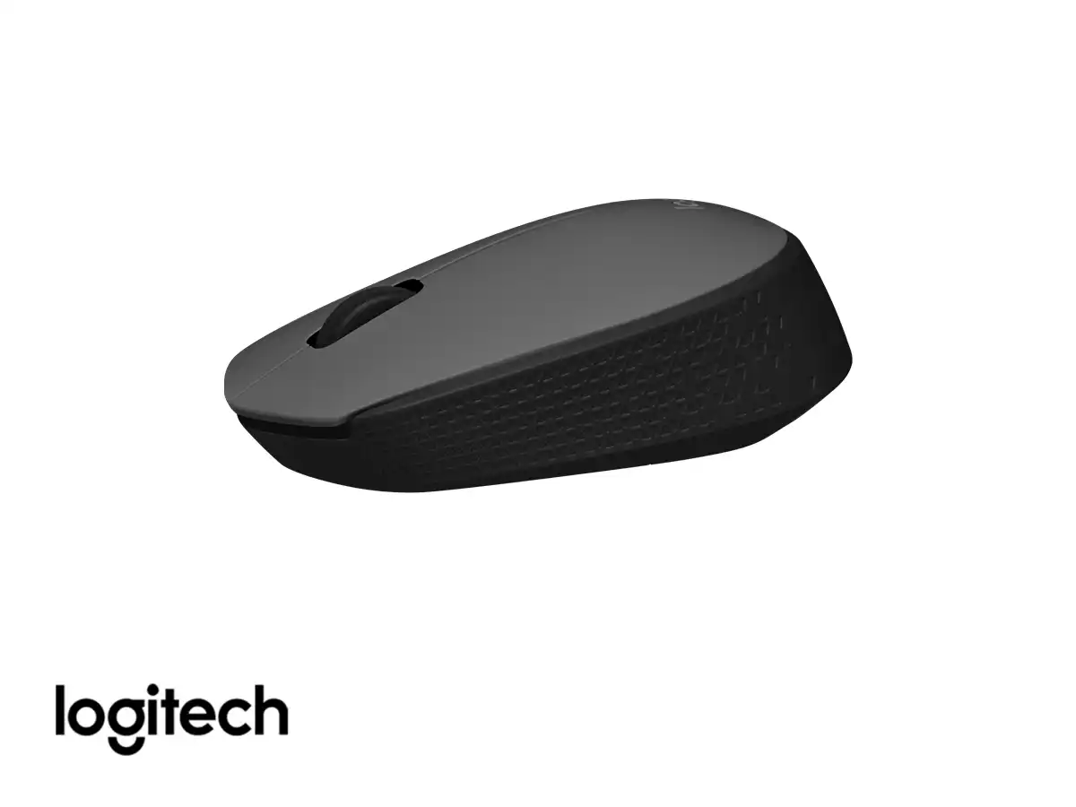 MOUSE INALAMBRICO LOGITECH M170 (910-004940) HASTA 1000 DPI, RECEPTOR USB, 3 BOTONES, NEGRO vista 3