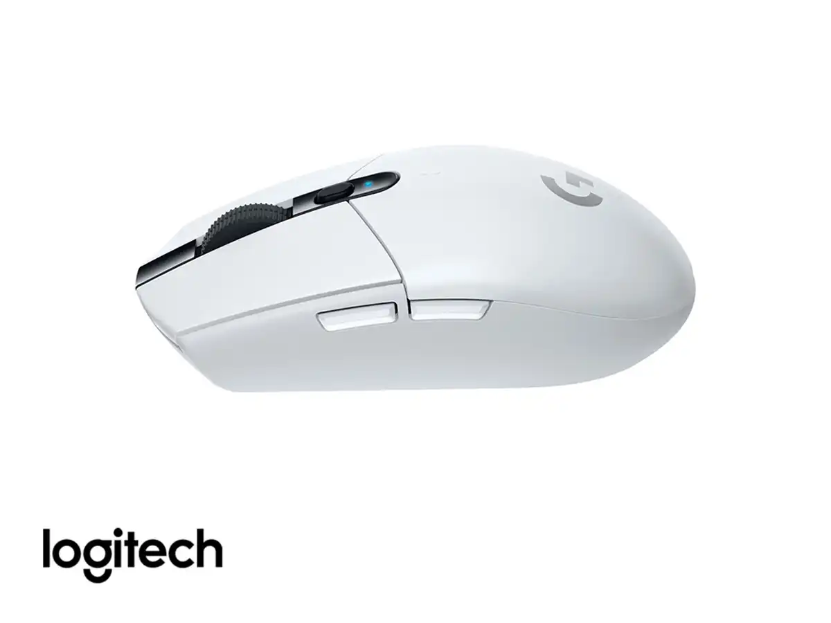 MOUSE INALAMBRICO LOGITECH G305 LIGTHSPEED GAMING (910-005290) HASTA 12.000 DPI, 6 BOTONES, RECEPTOR USB, BLANCO vista 3