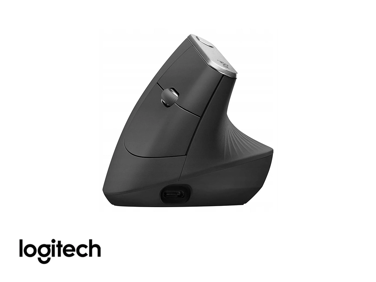 MOUSE INALAMBRICO LOGITECH MX VERTICAL (910-005449) HASTA 4.000 DPI, RECEPTOR USB, 4 BOTONES vista 3