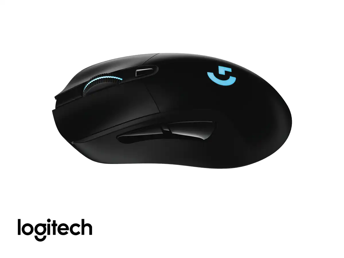MOUSE INALAMBRICO LOGITECH GAMING G703 LIGHTSPEED (910-005639) HASTA 25.600 DPI, RECEPTOR USB, 6 BOTONES vista 3