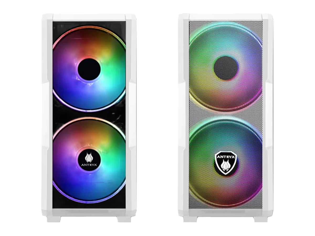 CASE ANTRYX FX CRUISER WHITE (AC-FX573W-R1) ARGB FAN X3, VIDRIO TEMPLADO & MESH, BLANCO vista 3