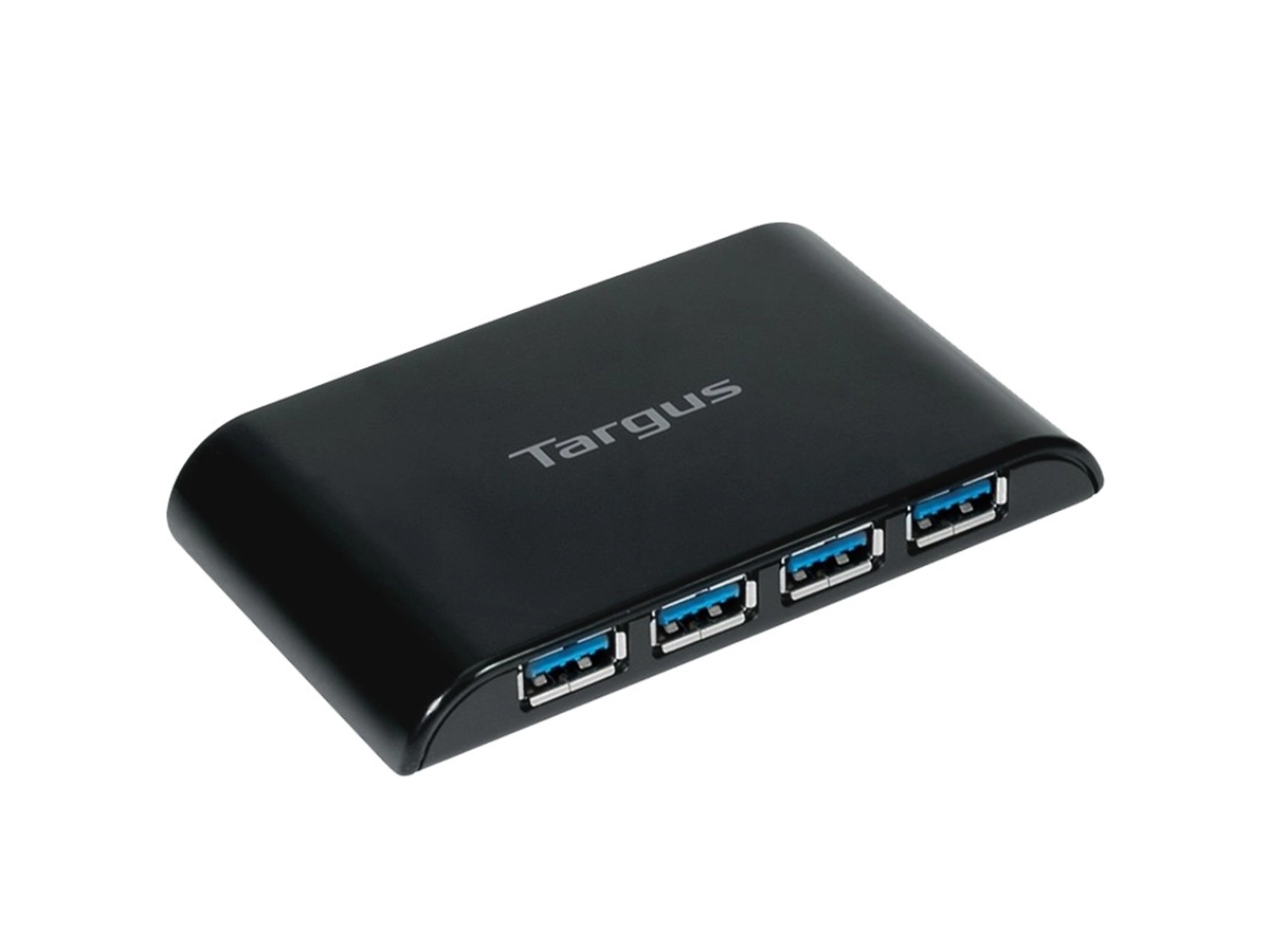 ADAPTADOR HUB DE PUERTO USB3.0 MICRO B MACHO -- A --  PUERTO USB 3.0 HEMBRA, TARGUS WITH AC ADAPTER, VELOCIDAD DE TRANSFERENCIA 5GBPS, COLOR NEGRO (AC vista 2
