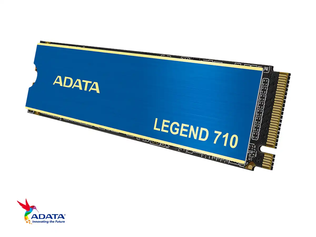 UNIDAD DE ALMACENAMIENTO SSD M.2 PCIE ADATA 512GB NVME LEGEND 710, 2280 (ALEG-710-512GCS) 2400MB/S, C/DISCIPADOR vista 3