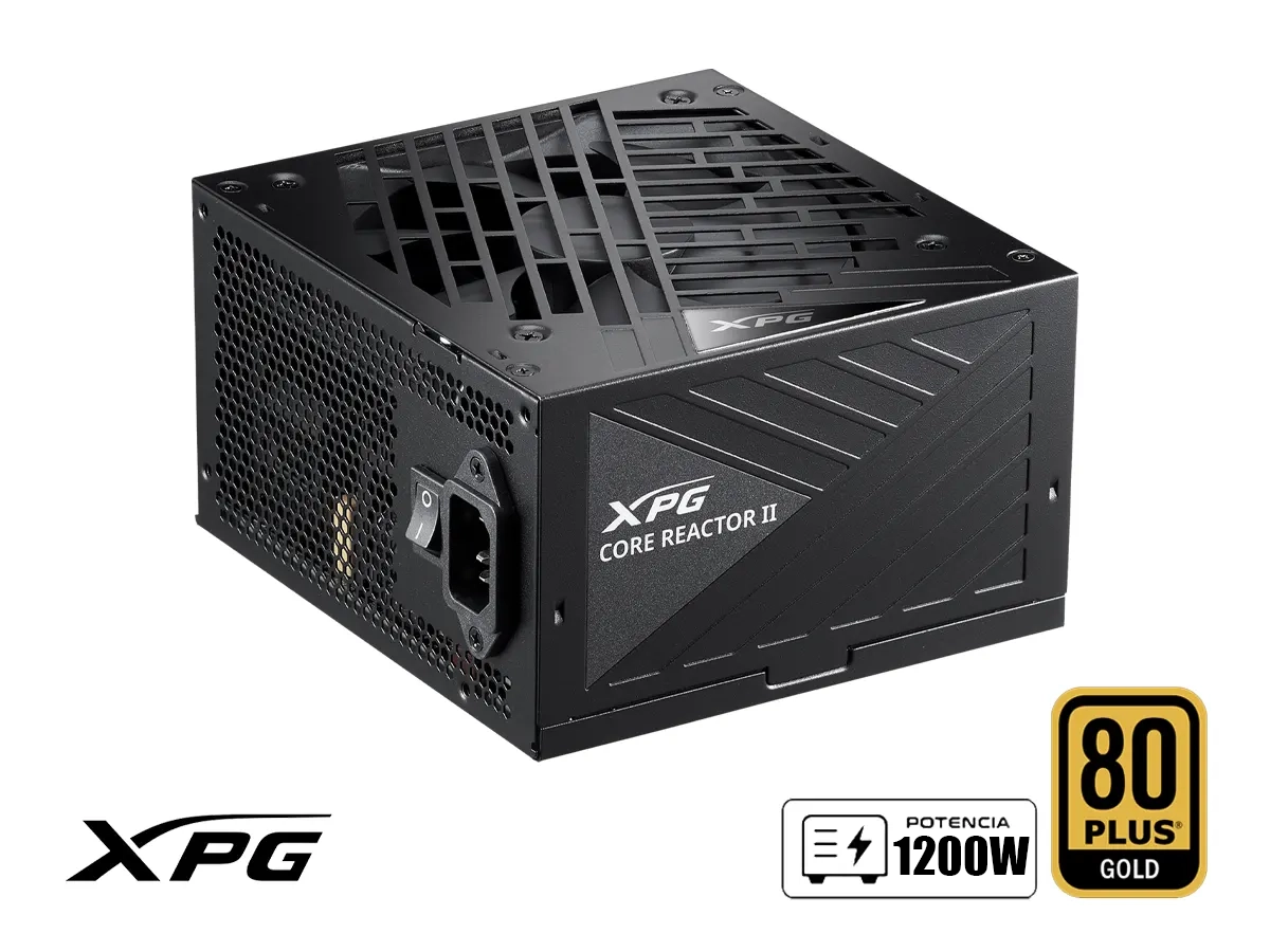FUENTE DE PODER XPG 1200W CORE REACTOR II  (COREREACTORII1200G) ATX, 80 PLUS GOLD, MODULAR, NEGRO vista 2