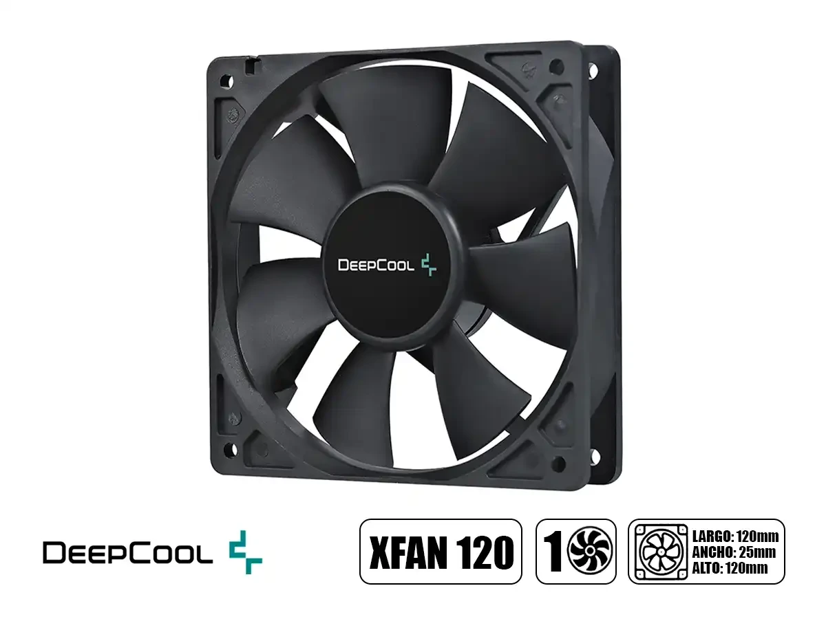 COOLER PARA CASE DEEPCOOL XF120 (DP-FDC-XF120) 120MM vista 2