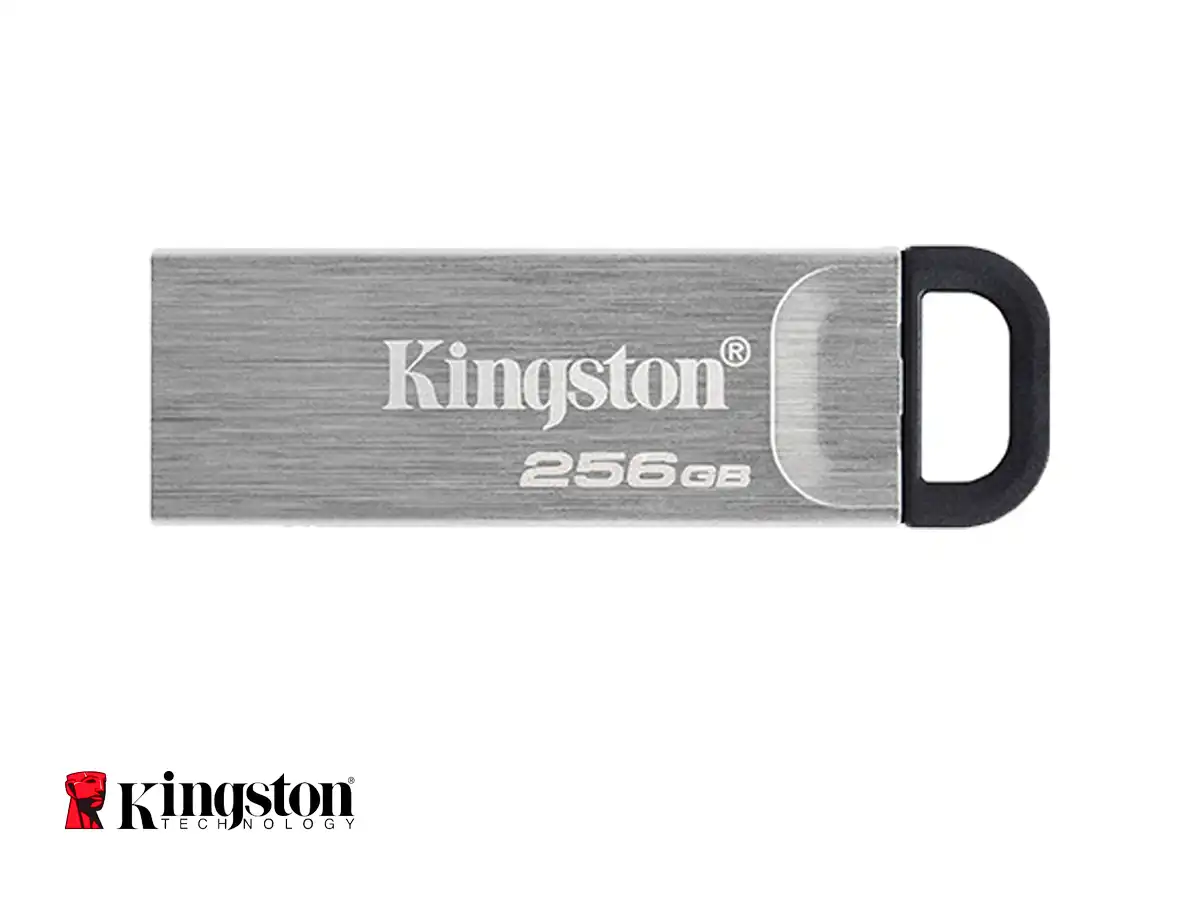 MEMORIA USB KINGSTON 256GB DATATRAVELER KYSON (DTKN/256GB), USB 3.2 DISPOSITIVO DE ALMACENAMIENTO, METAL vista 2