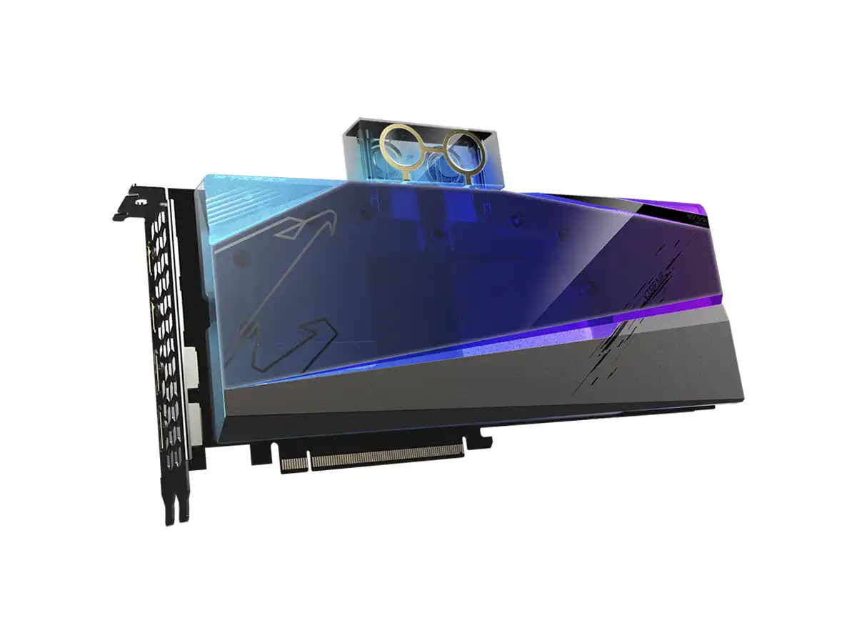 TARJETA DE VIDEO GIGABYTE RX 6900 XT XTREME WATERFORCE 16GB GDDR6 (GV-R69XTAORUSX-WB-16) RADEON 256 BITS vista 4