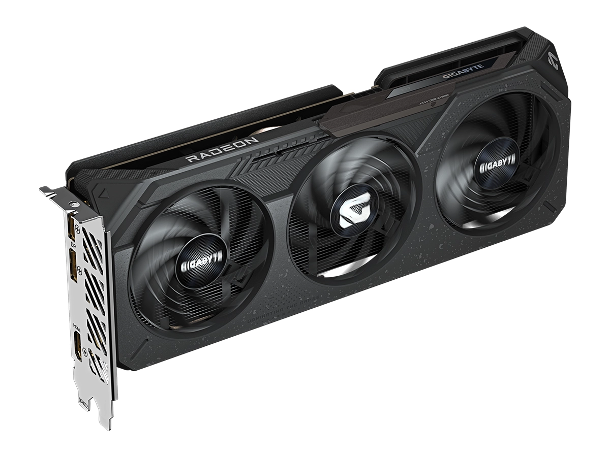 TARJETA DE VIDEO GIGABYTE RX 9050 8GB GAMING 128 BIT PCI 5.0 GDDR6 (GV-R9050GAMING OC-8GD) 3 VENTILADORES vista 4