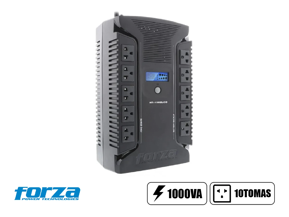 UPS FORZA 1000VA (HT-1002LCD) vista 2