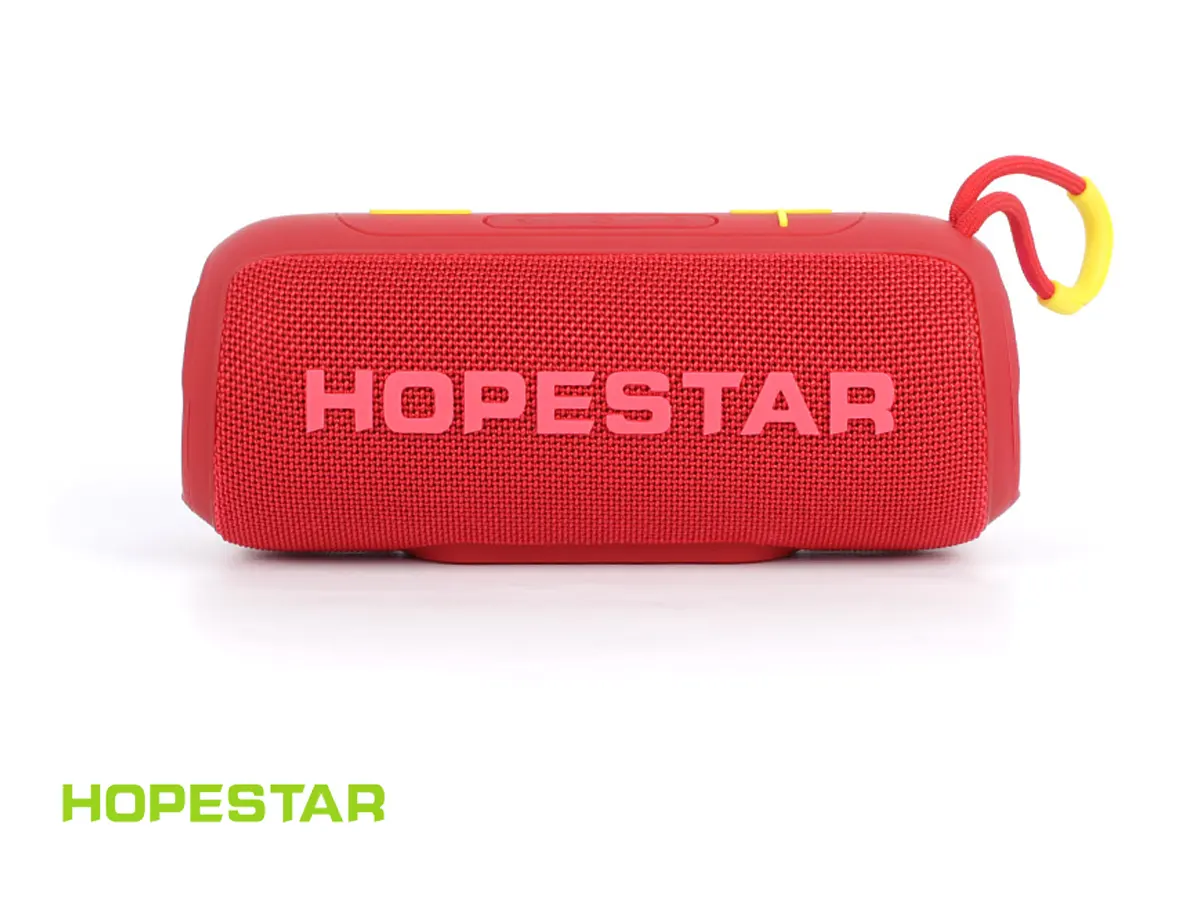 PARLANTE HOPESTAR INALAMBRICO PORTABLE P26 (IPX6P33) INTERFAZ USB, BT, ROJO vista 4