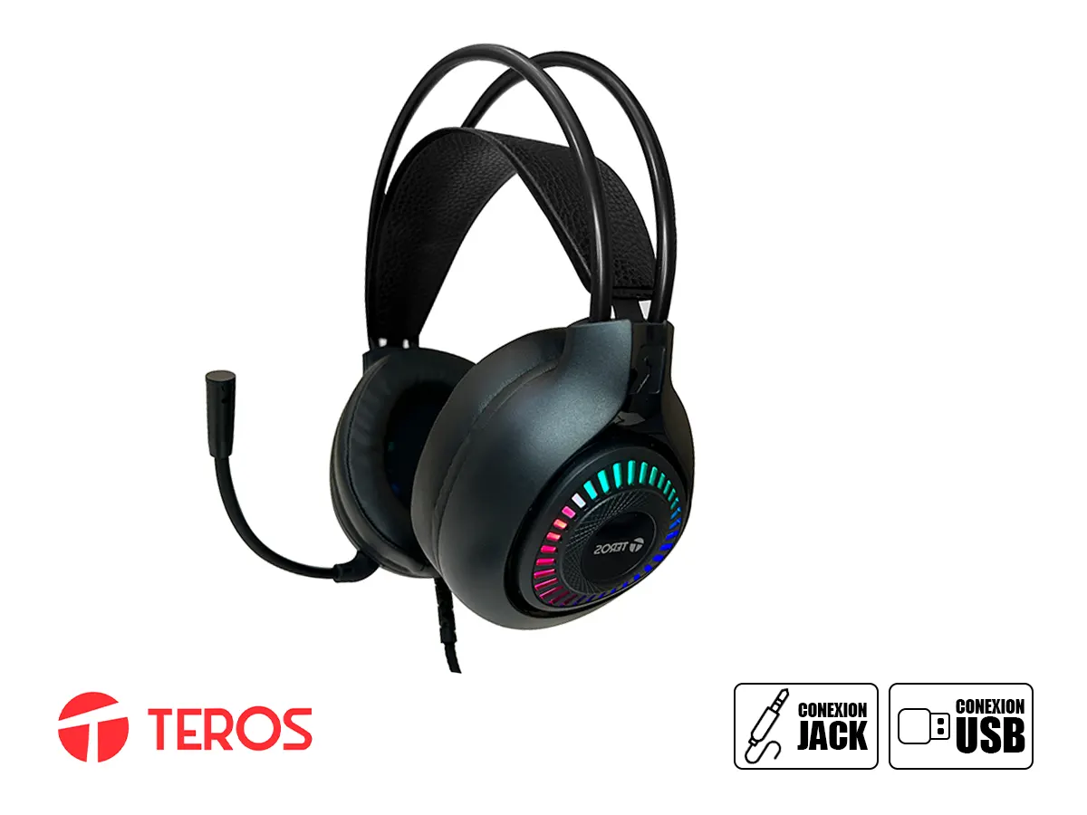COMBO 4 EN UNO TEROS GAMER TE4063N (KBMSHDSTE4063N) TECLADO LED, MOUSE LED, AURICULAR LED, PAD MOUSE, NEGRO vista 4