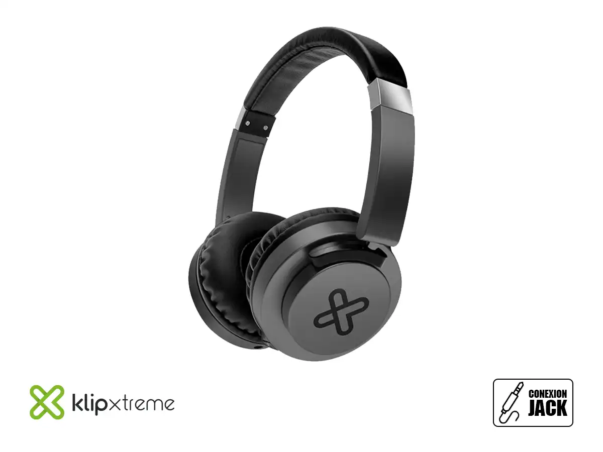 AURICULAR INALAMBRICO KLIP AKOUSTIK FX (AKFX-150) CON MICROFONO, LIVIANO Y PLEGABLE, NEGRO vista 2