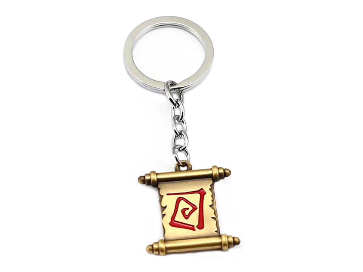 LLAVERO DOTA MAGIC SCROLL, COLOR BRONZE, FORMA DE PERGAMINO, 2 MOD (MAGIC SCROLL) vista 2