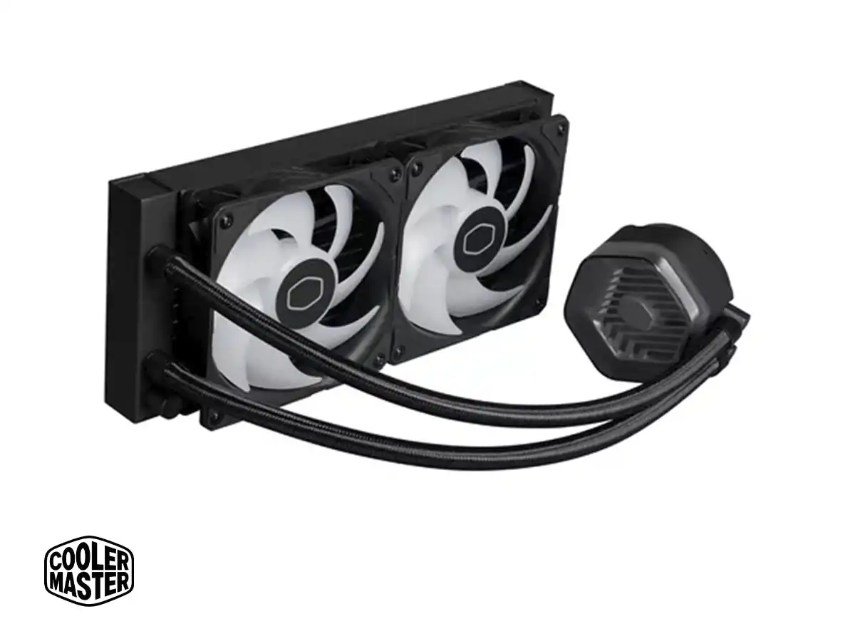 SISTEMA DE ENFRIAMIENTO LIQUIDO COOLER MASTER MASTERLIQUID 240 ATMOS (MLX-D24M-A25PZ-R1) 2 VENTILADORES, 240MM, LED ARGB vista 3