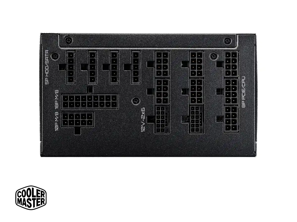 FUENTE DE PODER COOLER MASTER 1600W V2 ATX 3.1 (MPZ-G002-AFAP-BUS) ATX, 80 PLUS PLATINUM, MODULAR, NEGRO vista 3