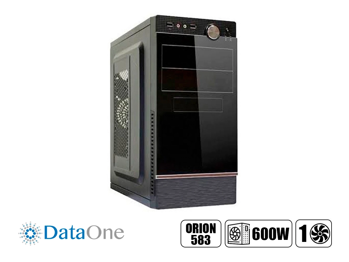 CASE DATAONE ORION 583 FUENTE 230W / 600W (ORION 583) NEGRO vista 2