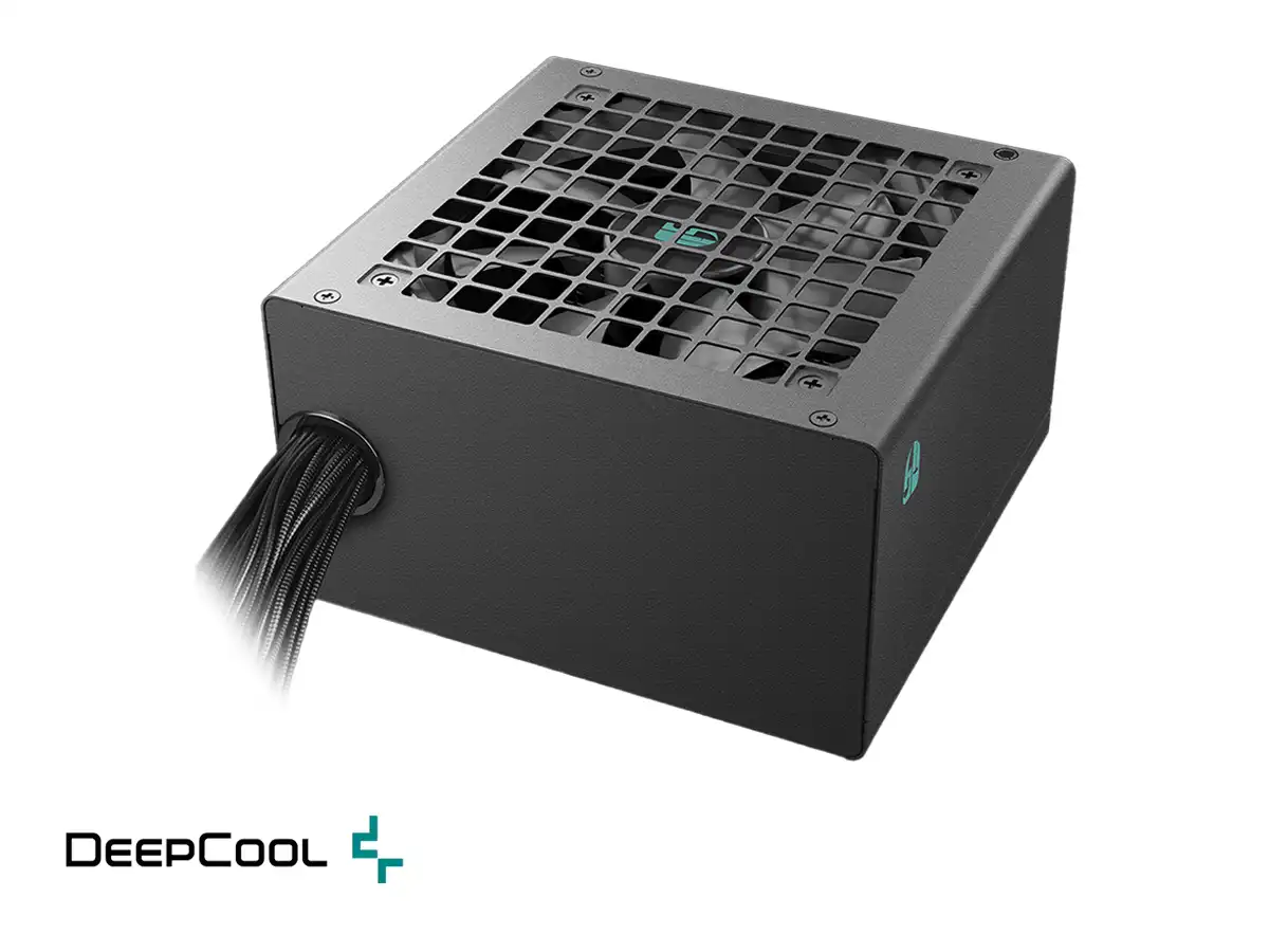 FUENTE DE PODER DEEPCOOL 600W, PF600X 80 PLUS BRONZE (R-PF600X-HD0B-JGUS) ATX, 80 PLUS BRONZE, CYBERNETICS, NO MODULAR, NEGRO vista 3