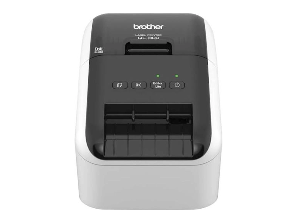 ETIQUETADORA BROTHER QL800 (QL800) IMPRIME EN NEGRO Y ROJO