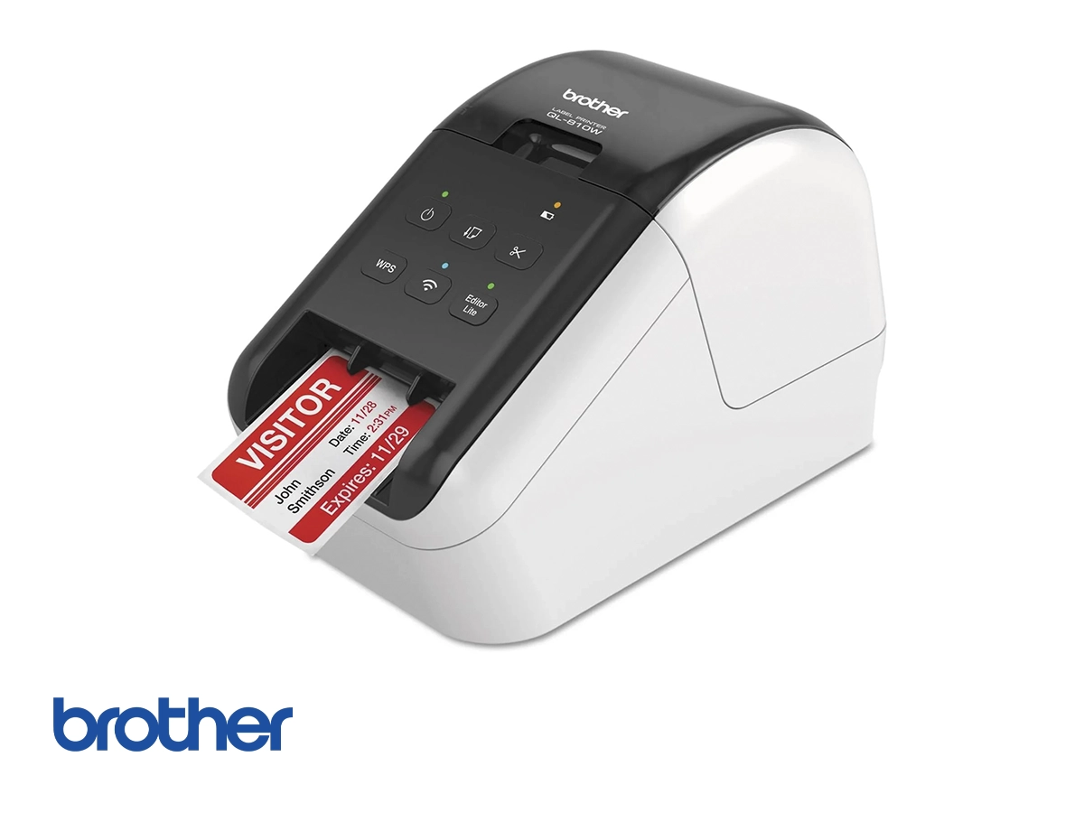ETIQUETADORA BROTHER QL800 (QL800) IMPRIME EN NEGRO Y ROJO vista 3