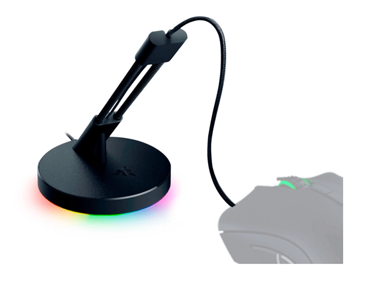 ORGANIZADOR DE CABLES PARA MOUSE RAZER BUNGEE V3 CHROMA (RC21-01520100-R3U1) LED RGB, DIMENSIONES 3.55 X 4.83 X 4.74 PULGADAS, NEGRO vista 4
