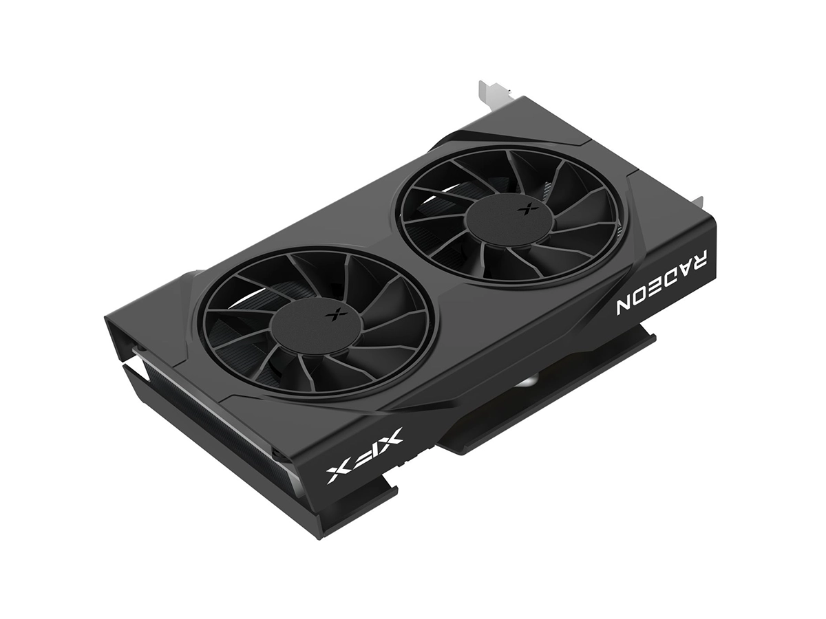 TARJETA DE VIDEO XFX RX 9050 SWIFT DUAL 8GB 128 BIT PCI 5.0 GDDR6, (RX-95SWFT8BE) NEGRO, 2 VENTILADORES vista 4