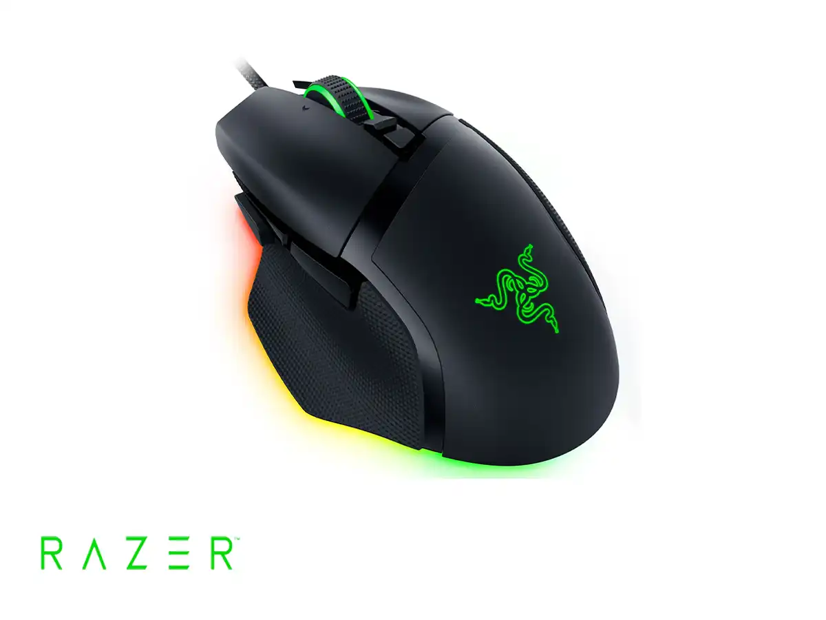MOUSE RAZER BASILISK V3 GAMING (RZ01-04000100-R3M1) HASTA 26.000 DPI, 11 BOTONES PROGRAMABLES, RGB, NEGRO vista 4
