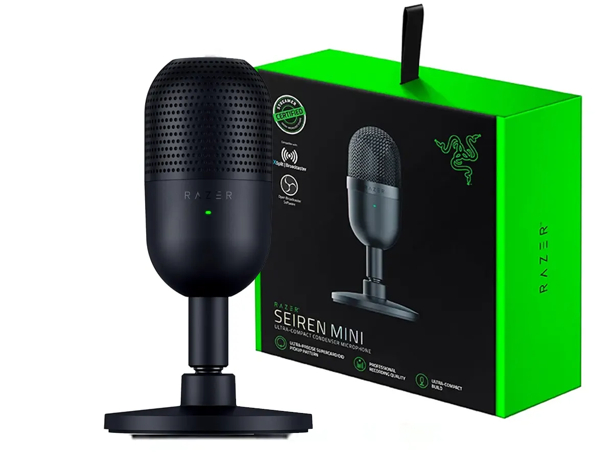 MICROFONO RAZER SEIREN V3 MINI (RZ19-05050100-R3U1) INTERFAZ USB, NEGRO