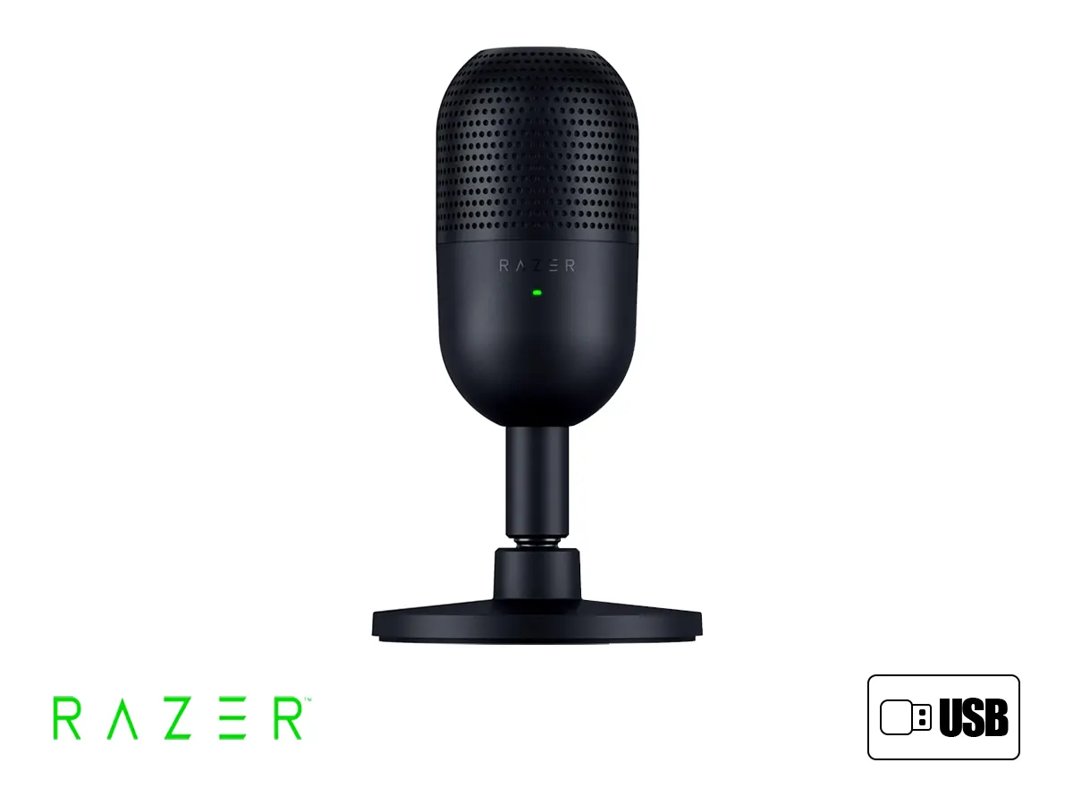 MICROFONO RAZER SEIREN V3 MINI (RZ19-05050100-R3U1) INTERFAZ USB, NEGRO vista 2